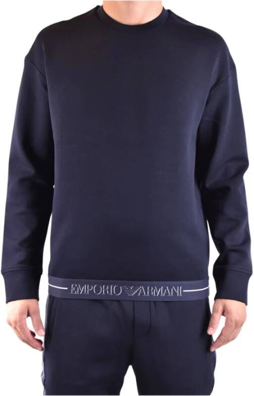 Emporio Armani Sweatshirts, Hoodies , Blauw, Heren