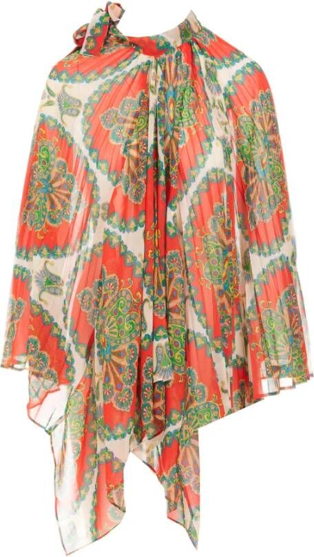 ETRO Poncho's Rood Dames