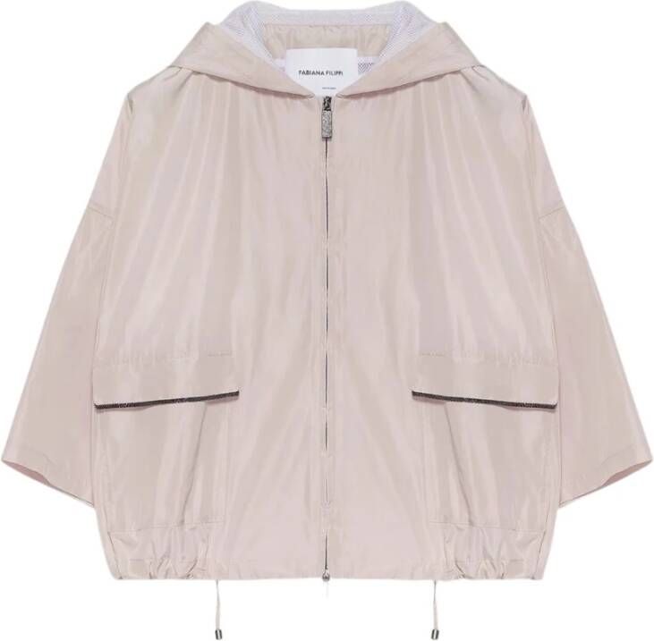 Fabiana Filippi Light Jackets , Roze, Dames