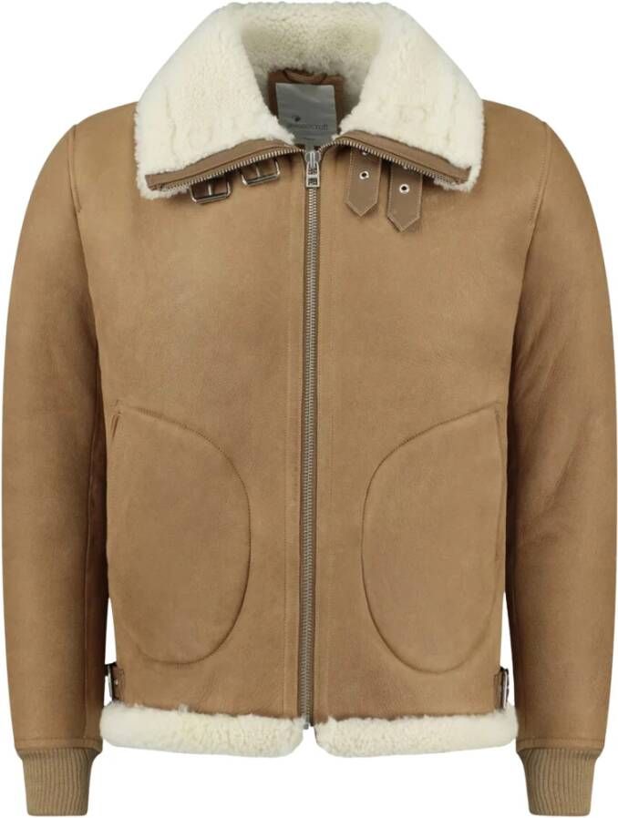 Goosecraft Jackson lammy coat van schapenleer