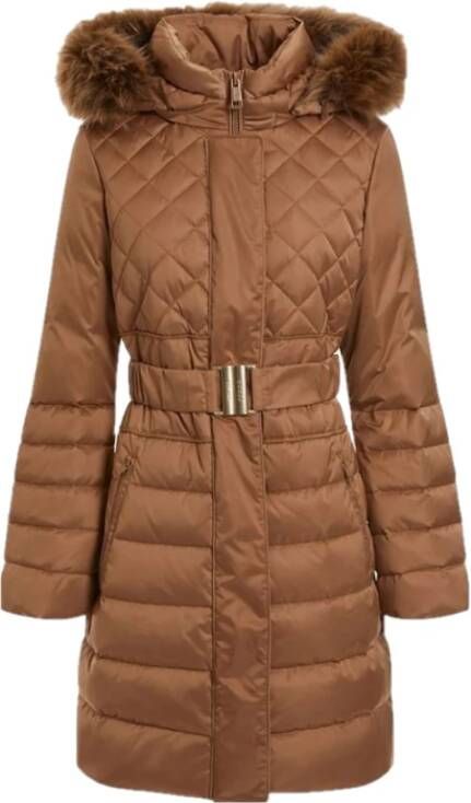 Guess Donzen jas , Bruin, Dames