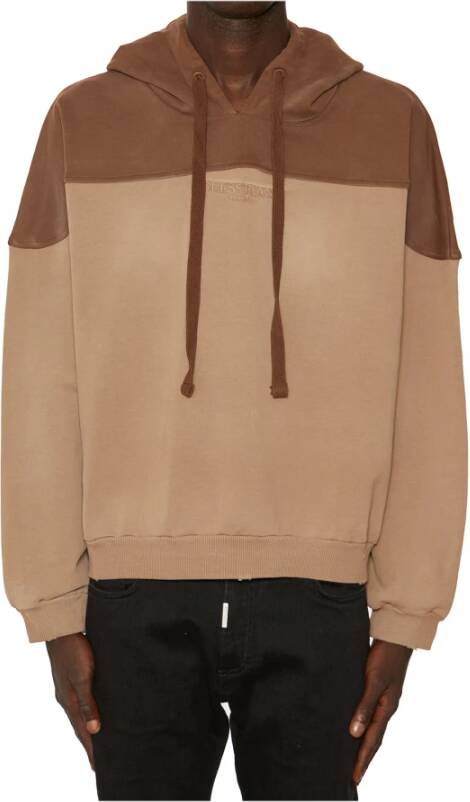 Guess Hoodies & sweatvesten Bruin Heren