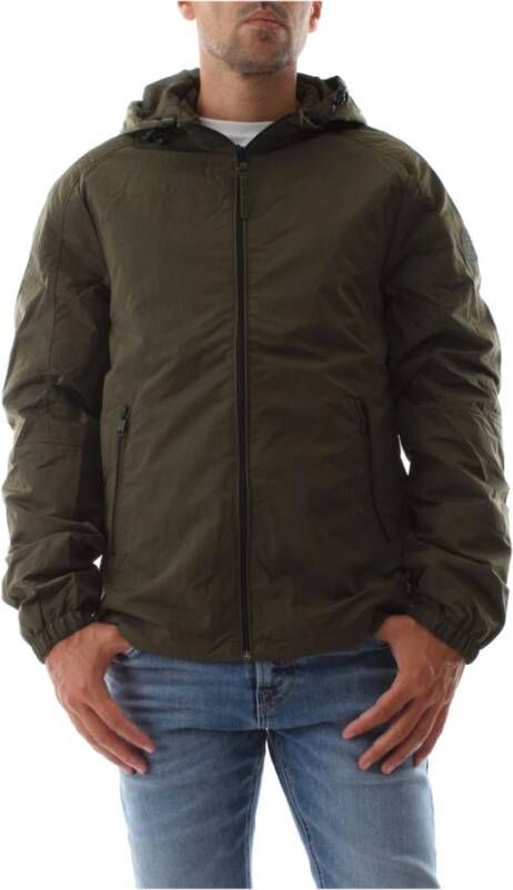 Guess M1Yl48 Wdzk2 Windbreaker , Groen, Heren