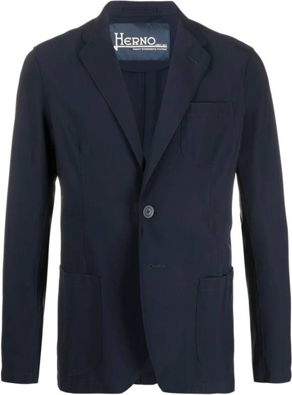 Herno Jassen Blauw Heren