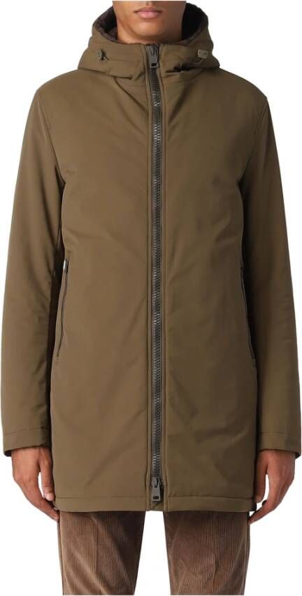 Herno Gewatteerde jassen Groen Heren