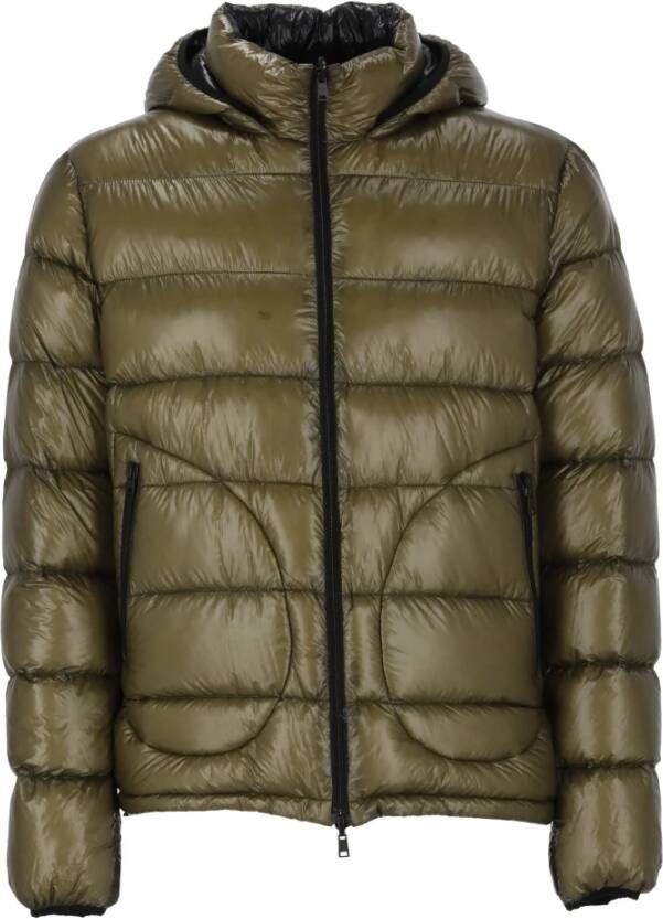 Herno Gewatteerde jassen Groen Heren