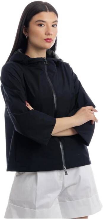 Herno Gore Tex 2 Lamina Jas , Zwart, Dames