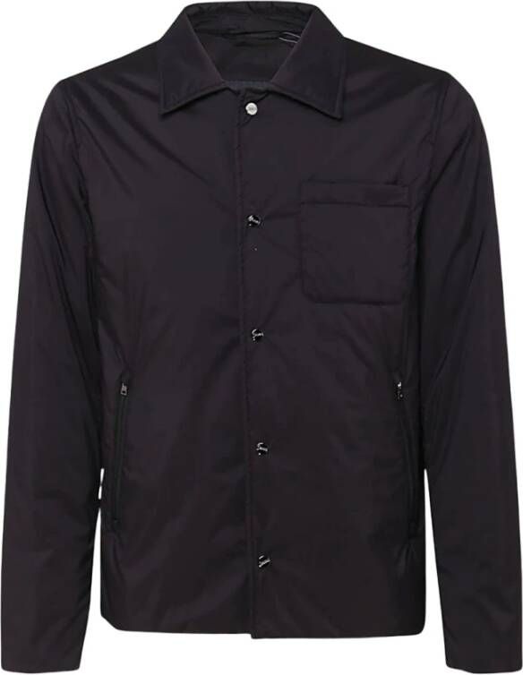 Herno Zomerjassen Zwart Heren