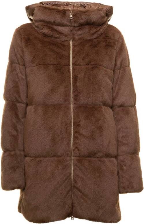 Herno Parka Jassen Bruin Dames