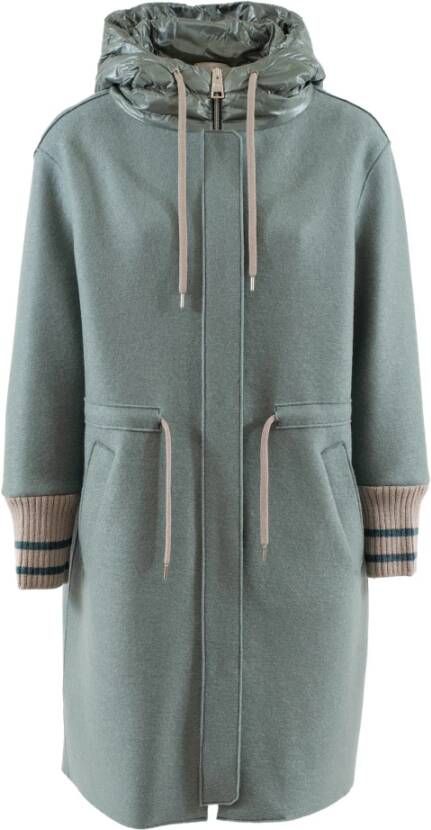 Herno Trenchcoats & Mantels Groen Dames