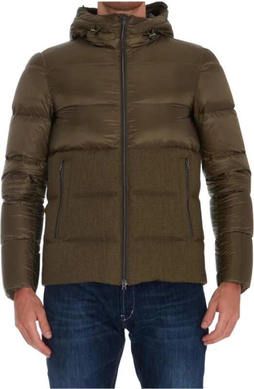 Herno Gewatteerde jassen Groen Heren