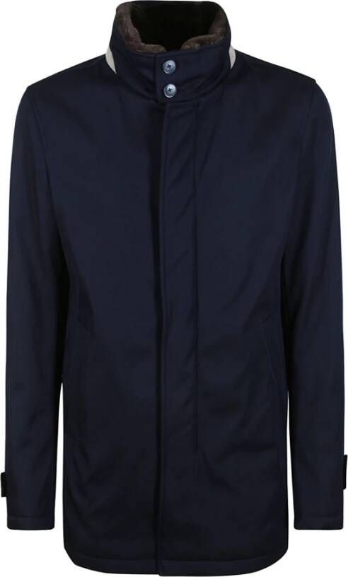 Herno Winterjassen Blauw Heren