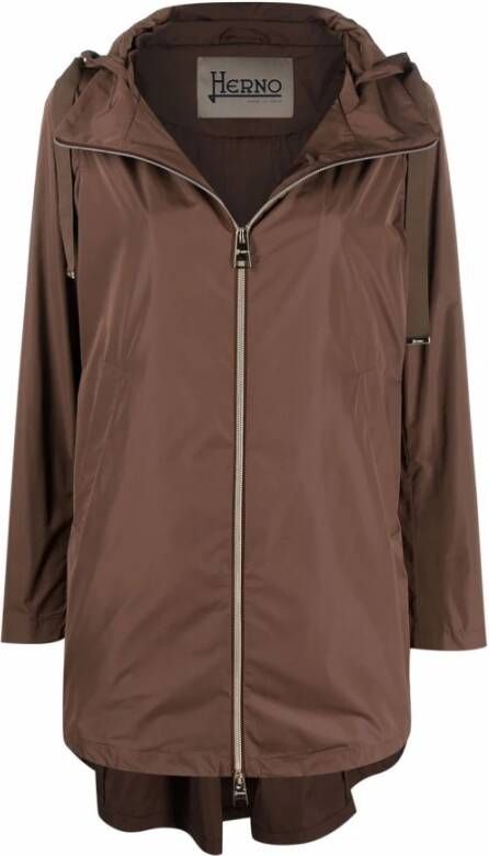 Herno Zomerjassen Bruin Dames
