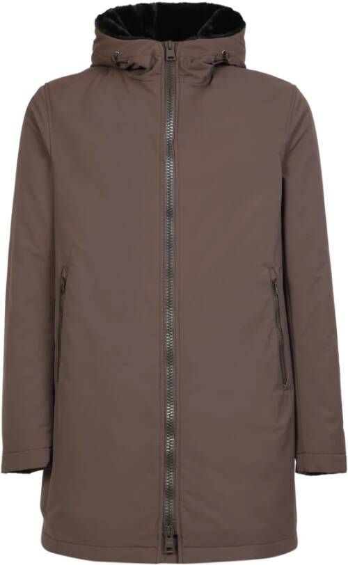 Herno Winterjassen Bruin Heren