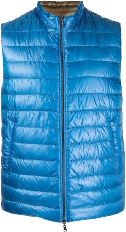 Herno Men Clothing Jackets Coats Clear Blue Ss23 , Blauw, Heren