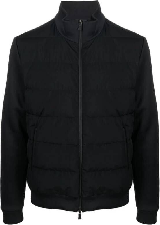 Herno Techno Pluminio Sweatshirt , Zwart, Heren