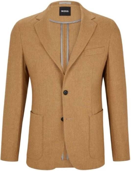 Hugo Boss Blazer , Beige, Heren