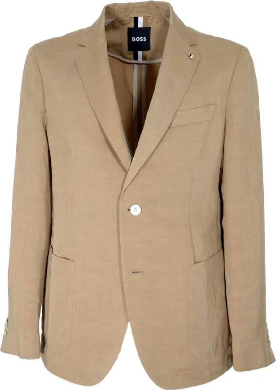 Hugo Boss Jassen Beige Heren