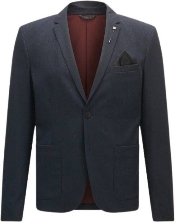 Hugo Boss Slim fit jacket in brushed melange fabric