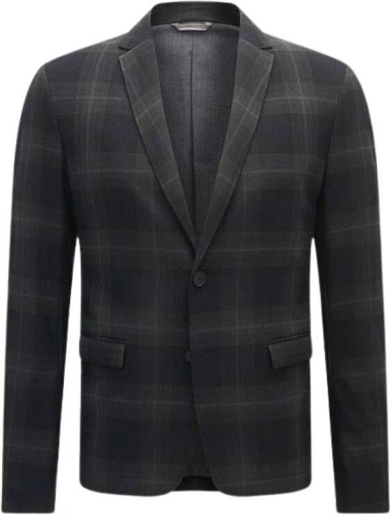 Hugo Boss Giacca slim fit in tessuto a quadri Modello Benestretch8_BS 50371946