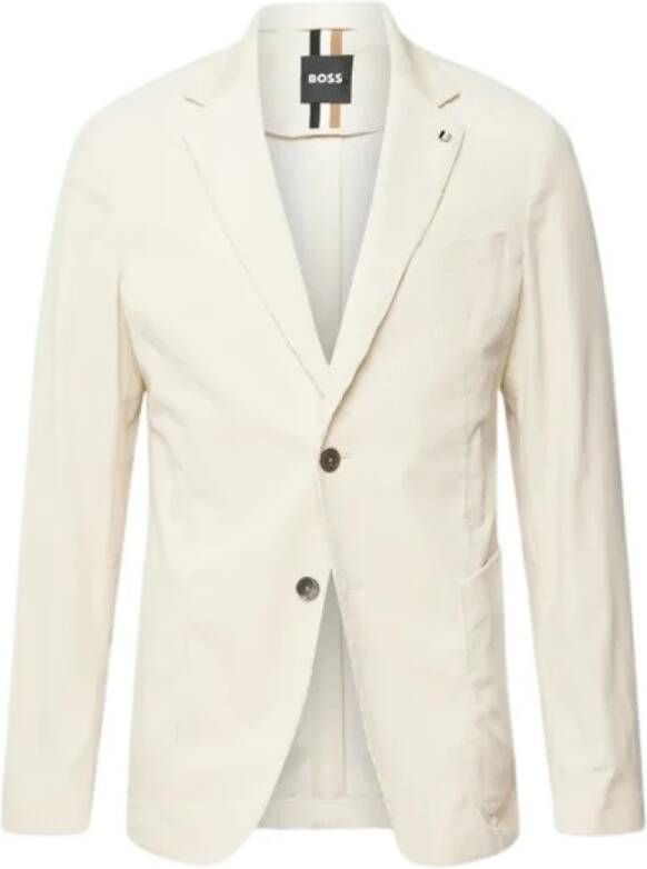 Hugo Boss Jassen Wit Heren