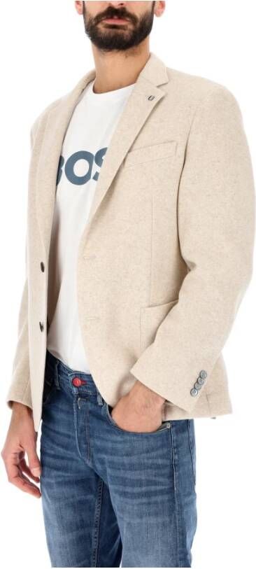 Hugo Boss Jassen Beige Heren