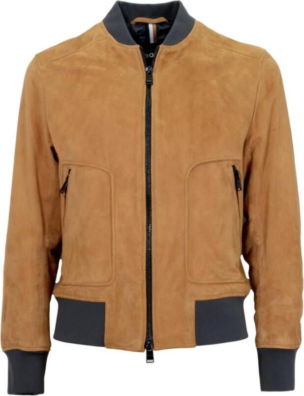 Hugo Boss Bomber jackets Bruin Heren