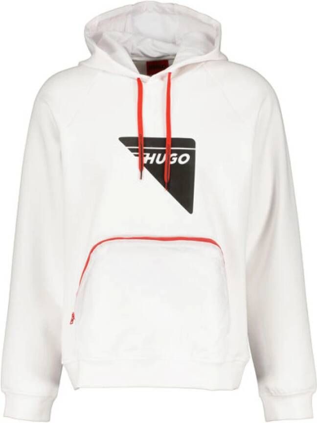 Hugo Boss Hoodies & sweatvesten Wit Heren