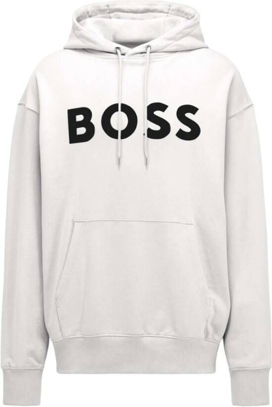 Hugo Boss Hoodies & sweatvesten Wit Heren