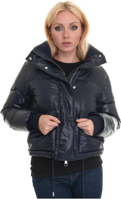 Hugo Boss Gewatteerde Jassen Blauw Dames