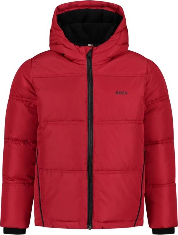 Hugo Boss Winterjassen Rood Heren