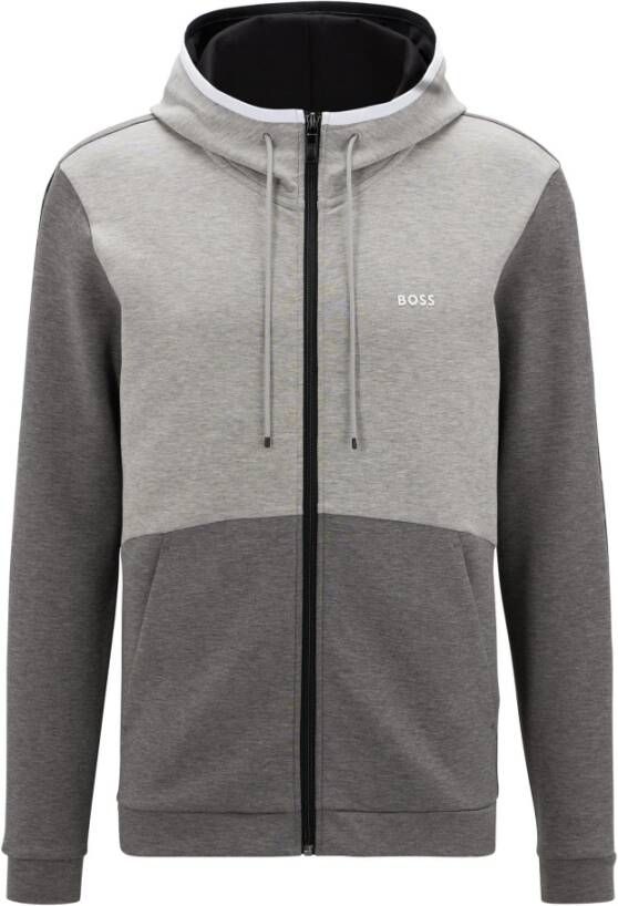Hugo Boss Truien & Vesten Grijs Heren
