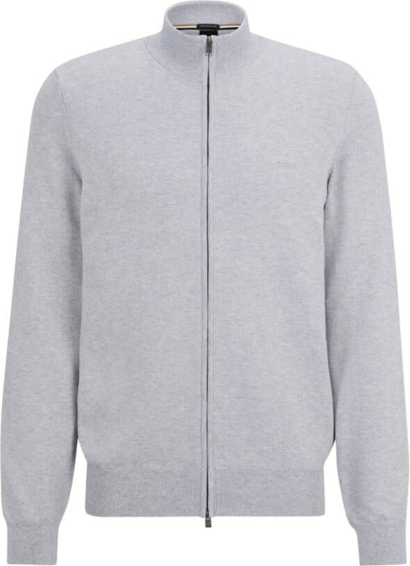 Hugo Boss Truien & Vesten Grijs Heren
