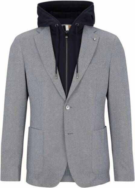 Hugo Boss Doorritsbaar , Grijs, Heren