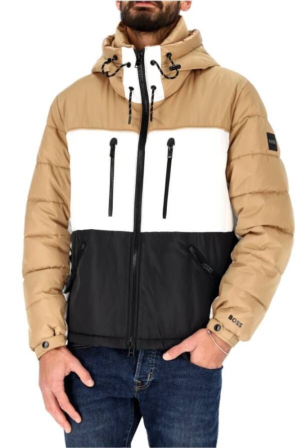 Hugo Boss Gewatteerde jassen Beige Heren