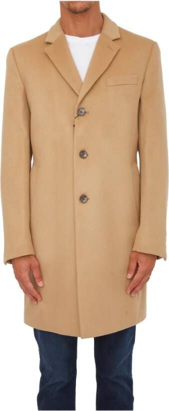 Hugo Boss Enkele borsten lagen , Beige, Heren