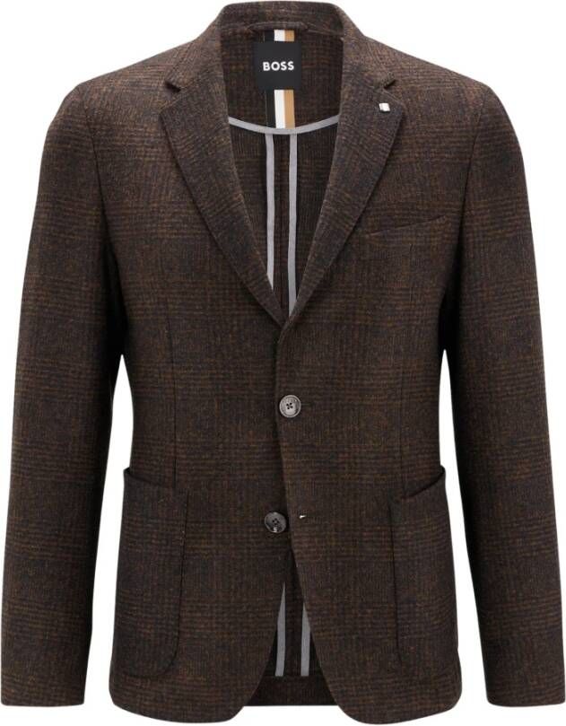 Hugo Boss Formele blazer , Bruin, Heren