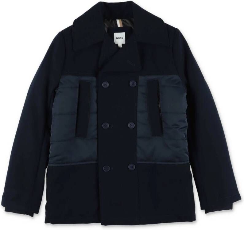 Hugo Boss Winterjassen Blauw unisex