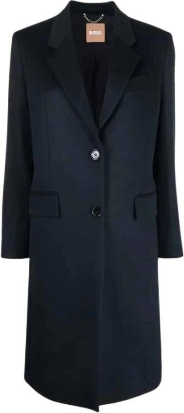 Hugo Boss Jas met enkele rij knopen , Zwart, Dames