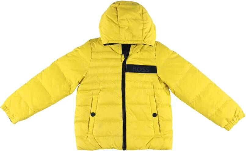 Hugo Boss Winterjassen Geel Heren
