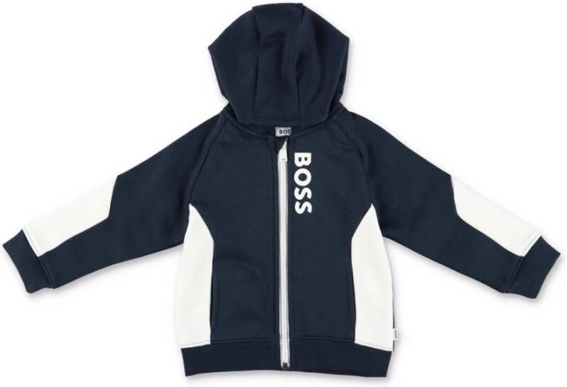 Hugo Boss Winterjassen Blauw Heren