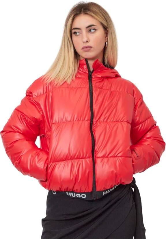 Hugo Boss Winterjassen Rood Dames