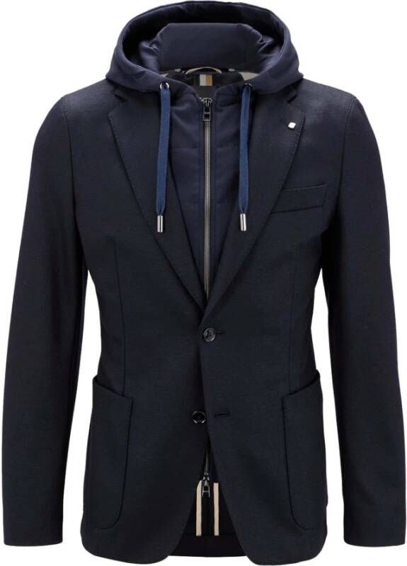 Hugo Boss Zomerjassen Blauw Heren