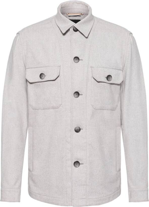 Hugo Boss Zomerjassen Grijs Heren