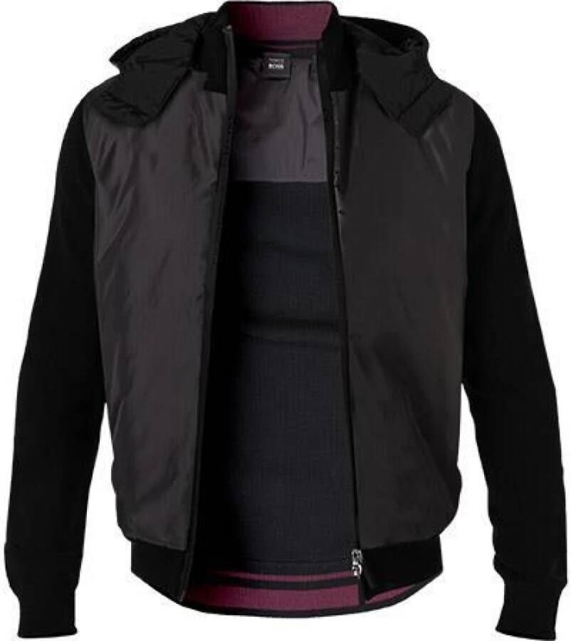 Hugo Boss Lichte jas , Zwart, Heren