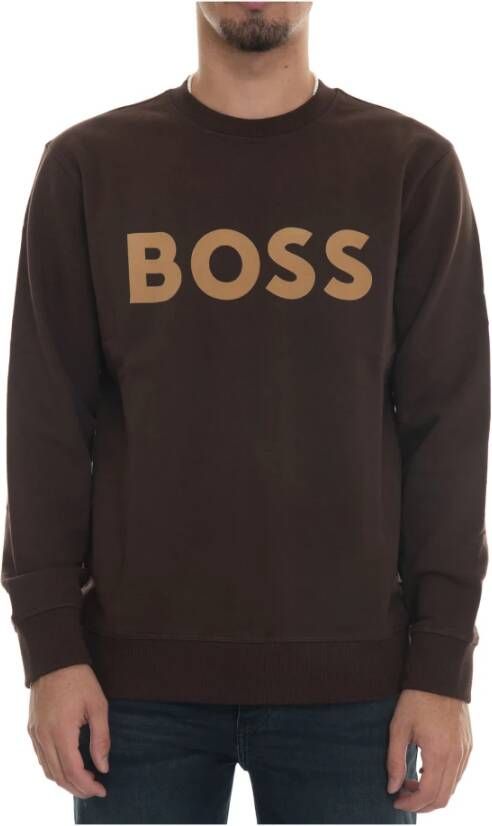 Hugo Boss Truien & Vesten Bruin Heren
