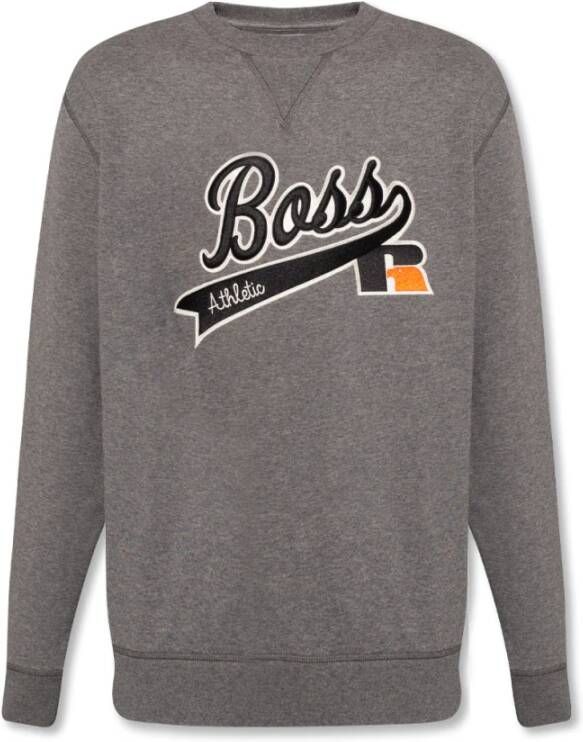 Hugo Boss Truien & Vesten Grijs Heren