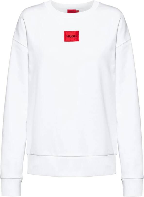 Hugo Boss Hoodies & Sweatvesten Wit Dames
