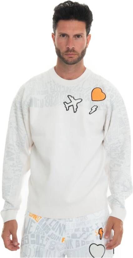 Hugo Boss Truien & Vesten Wit Heren