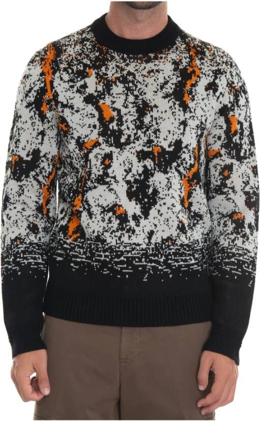 Hugo Boss Truien met ronde hals , Wit, Heren